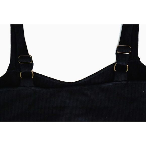 Intimately Free People Women Sz L Black In The City Underwire Ribbed Bodysuit - Picture 4 of 12